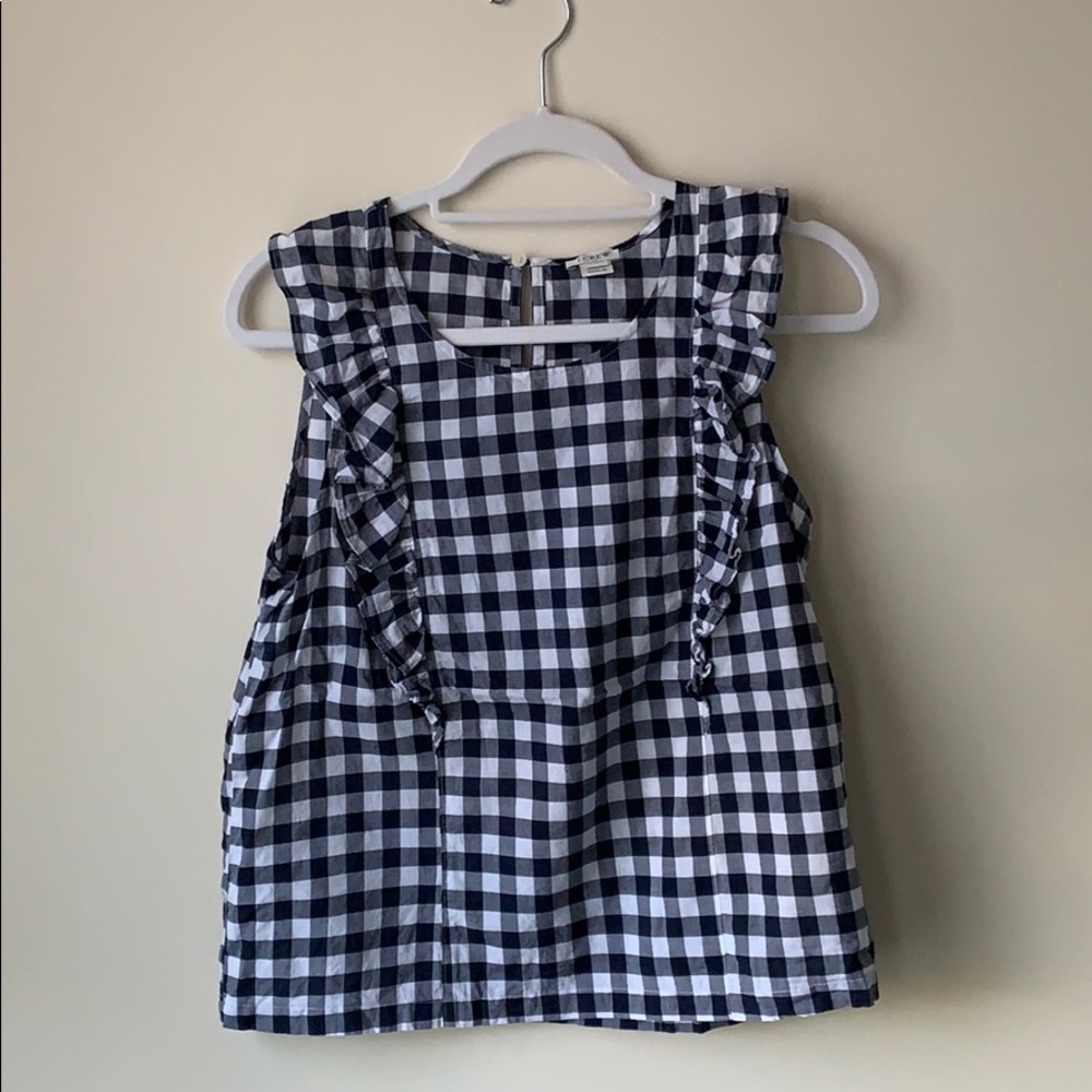 J.crew navy blue size 10 top
